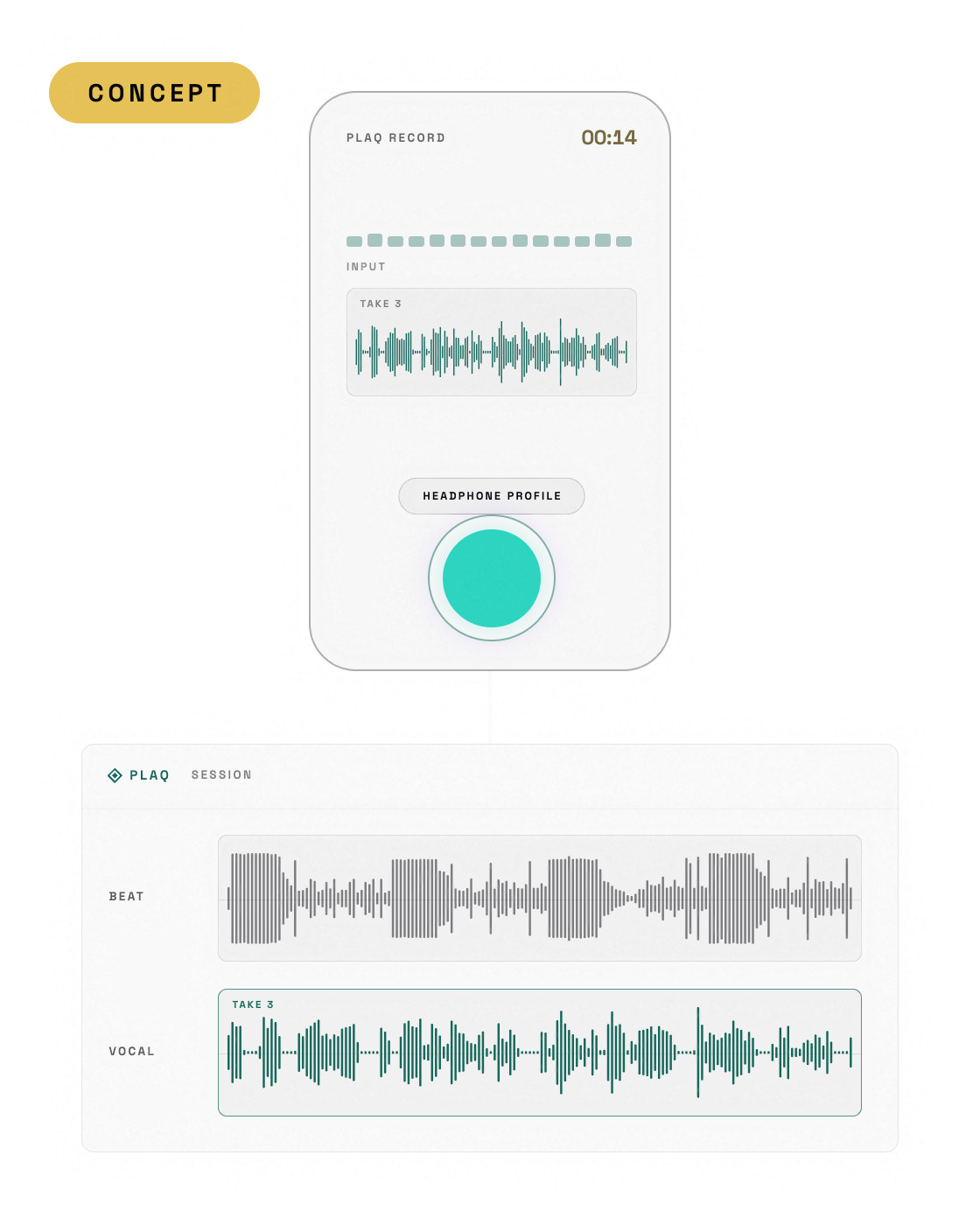 Concept: record from your phone
