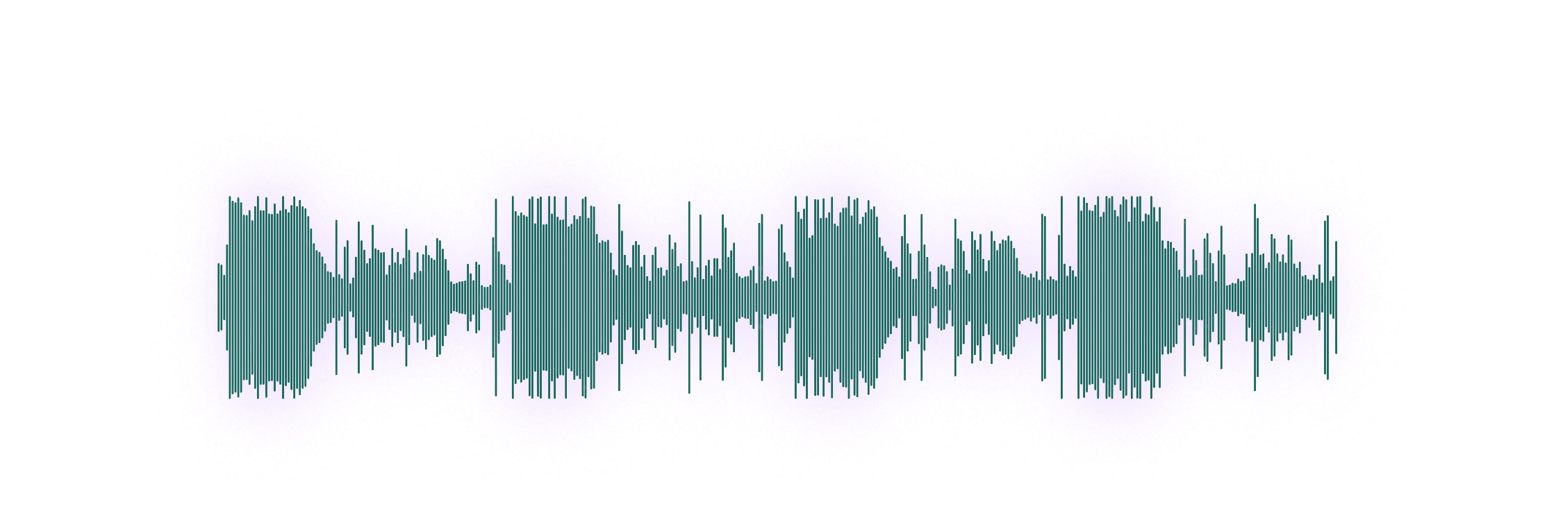 Loose stems drift in and snap together into one finished waveform